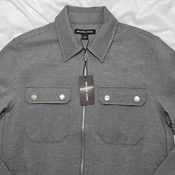 Michael Kors Ponte Men's Gray Jacket